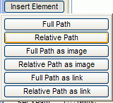Insert element